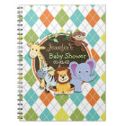 Zoo Animaux sur Jacquard coloré