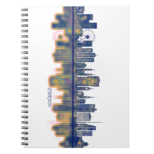 Carnet Zurich Skyline (Devant)