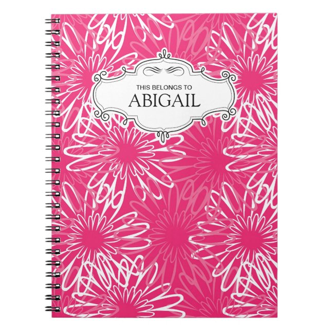 Carnets à spirale personnalisés mignons (Devant)