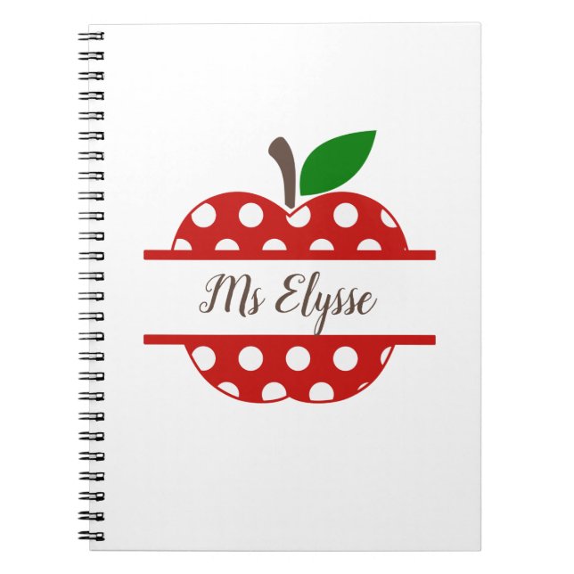 Carnets d'appréciation de l'enseignant - Pomme Spl (Devant)