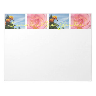 Carnets de jardin de roses d'été Roses roses orang