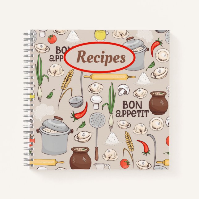 Carnets de recettes Bon Appetit (Devant)