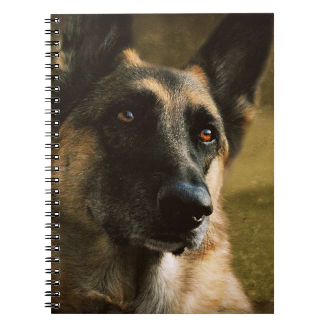 Carnets de spirale de berger allemand (Devant)