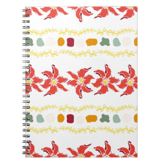 Carnets de spirale fleurie pour penseurs créatifs