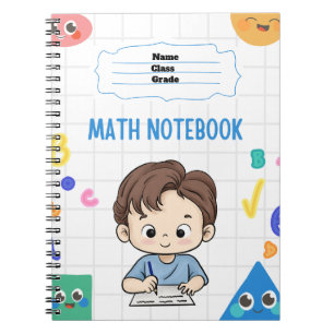 Carnets mathématiques customisés pour l'école
