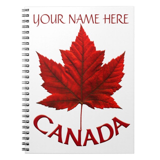 Carnets personnalisés du Journal du Canada Canada (Devant)