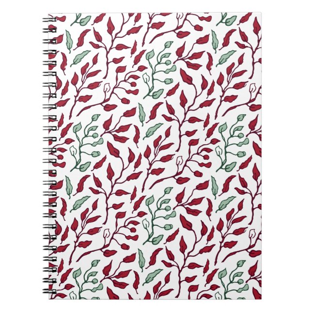 Carnets spiraux de fleurs pour la prise de notes c (Devant)