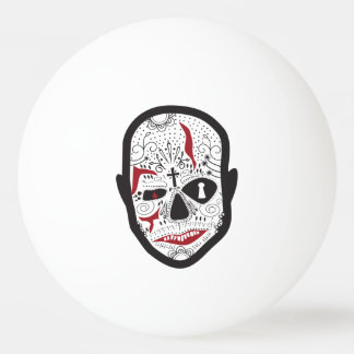 Carnie Skull Ping Pong Ball