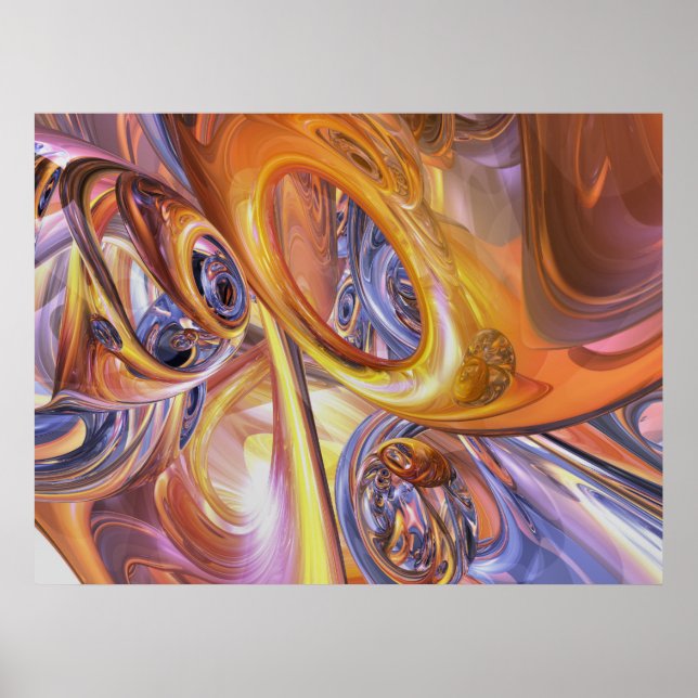 Carnival Abstract Poster (Front)