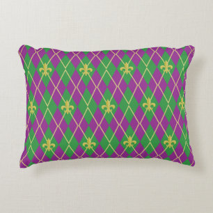 Carnival Argyle Accent Pillow