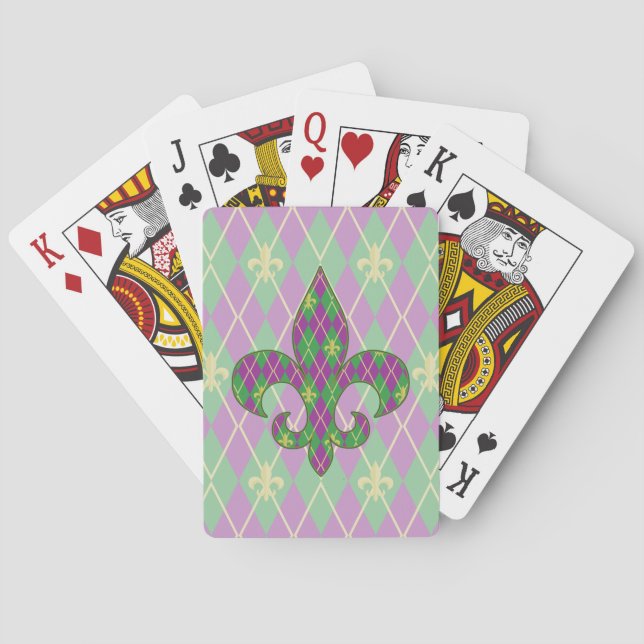 Carnival Argyle Classic Playing Cards (Back)