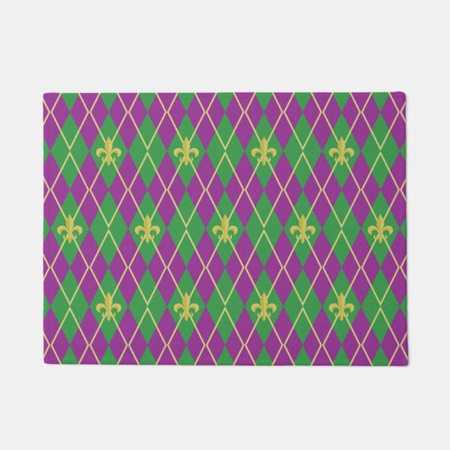 Carnival Argyle Doormat (Front)
