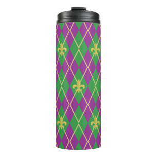 Carnival Argyle Thermal Tumbler