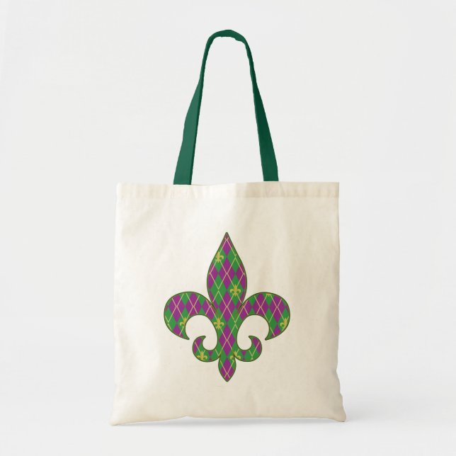 Carnival Argyle Tote Bag (Front)