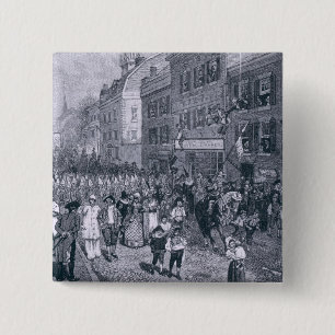 Carnival at Philadelphia 2 Inch Square Button