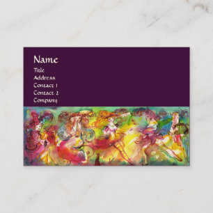 CARNIVAL BALLET / Venetian Masquerade,Dance,Music Business Card