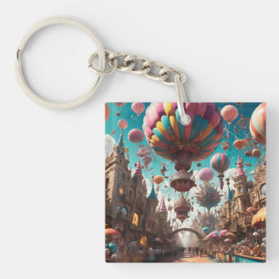 Carnival Balloon Festival  Keychain