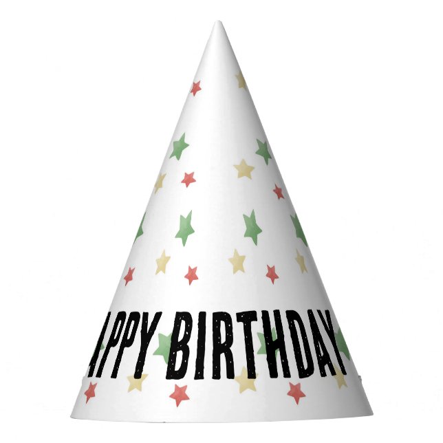 Carnival Birthday Party Hat (Front)