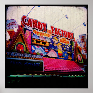 Carnival Candy Factory Photographic Print