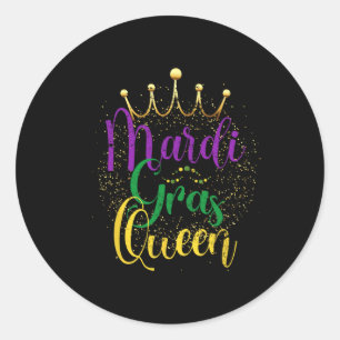Carnival Celebration Gift Party Costume Queen Mard Classic Round Sticker