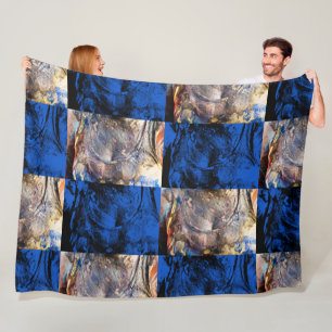 carnival chest fleece blanket
