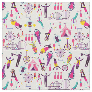 carnival circus amusement park side show fabric