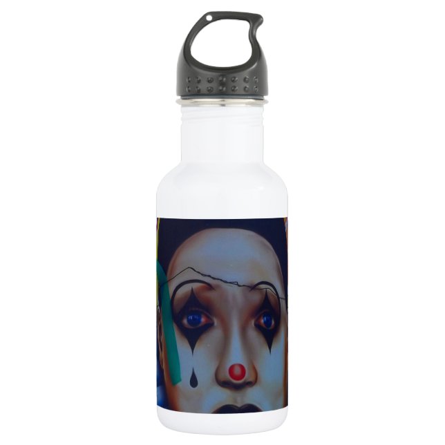 Carnival Clown Design 532 Ml Water Bottle (Front)