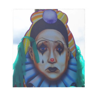 Carnival Clown Design Notepad