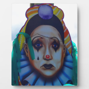 Carnival Clown Design Plaque