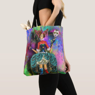 Carnival Clown Joker Jester Tote Bag