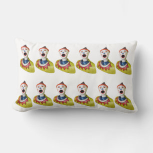 Carnival Clowns Lumbar Pillow