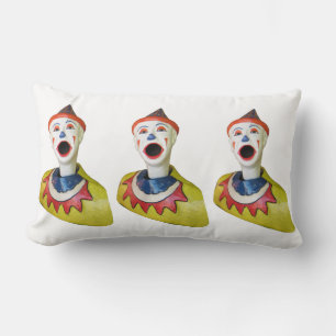 Carnival Clowns Lumbar Pillow