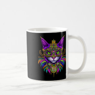 Carnival Costume Mardi Gras Cat Meowdi Gras Men Wo Coffee Mug