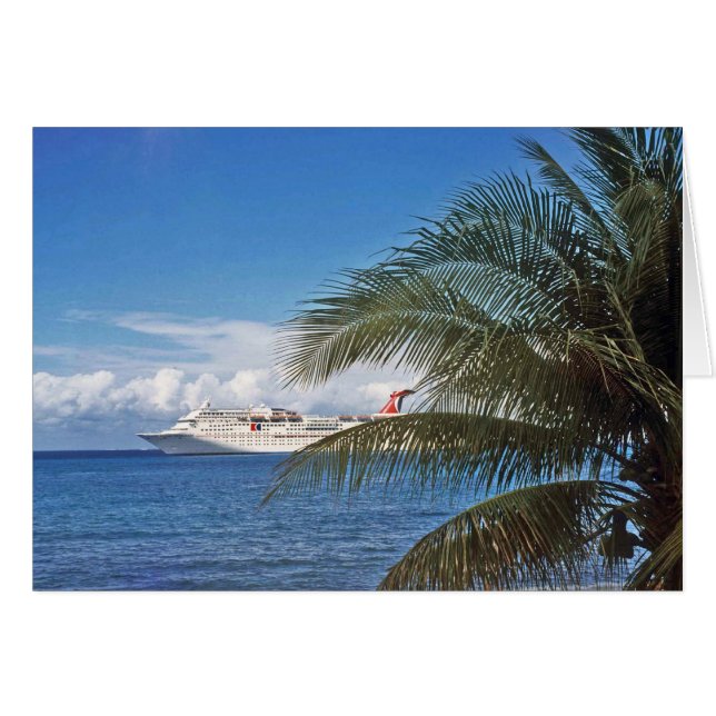 Carnival cruise ship docked at Grand Cayman Island (Front Horizontal)