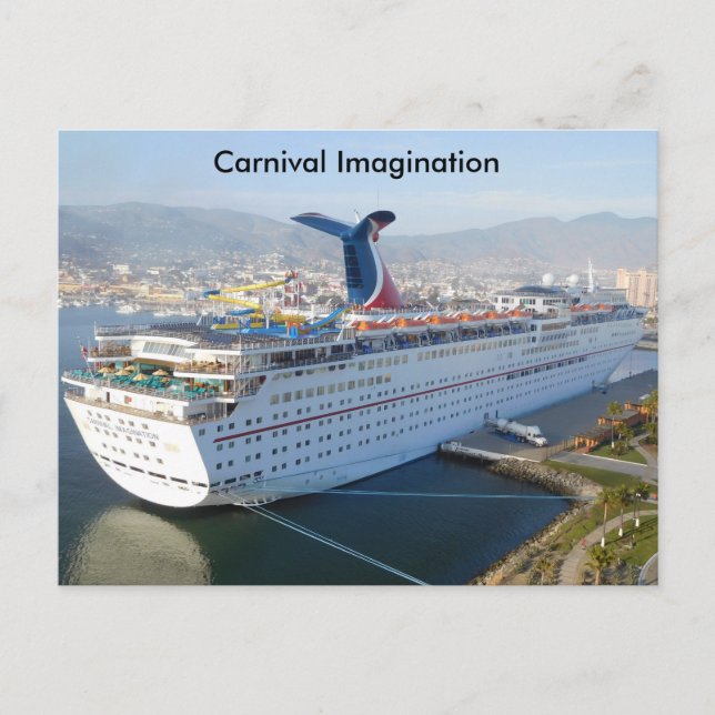 Carnival Cruise Ship Post Card (Front)