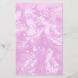 CARNIVAL DANCE 2 ,soft antique pink Stationery