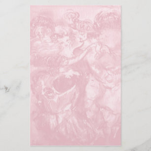 CARNIVAL DANCE ,soft antique pink 2 Stationery