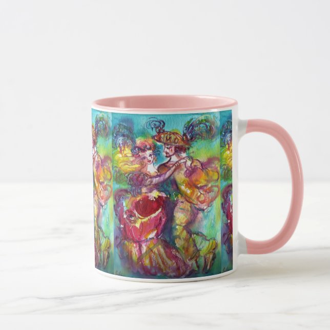 CARNIVAL DANCE Venetian Masquerade Ball Mug (Right)