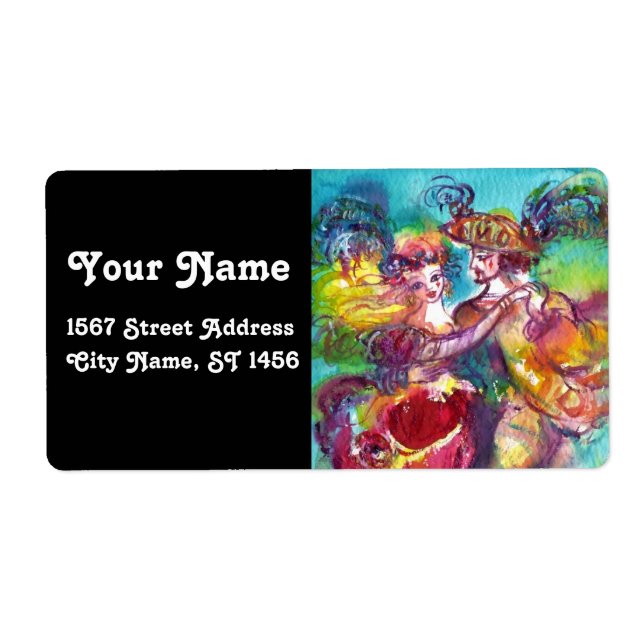 CARNIVAL DANCE Venetian Masquerade Dancers (Front)