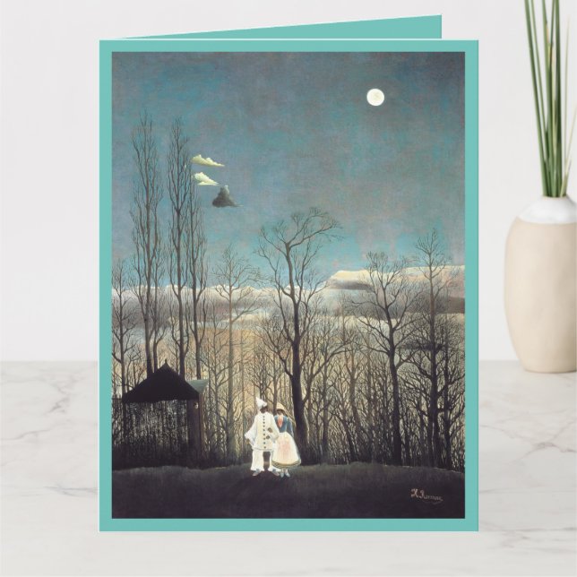 Carnival Evening by Henri Rousseau Card (Front)