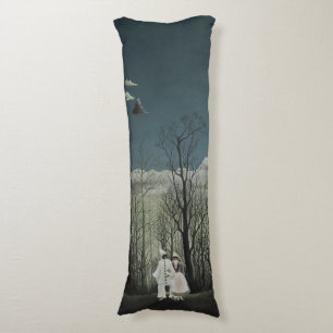 Carnival Evening, Henri Rousseau oil painting 1886 Body Pillow