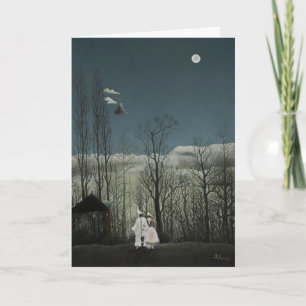 Carnival Evening, Henri Rousseau oil painting 1886 Card