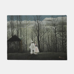 Carnival Evening, Henri Rousseau oil painting 1886 Doormat
