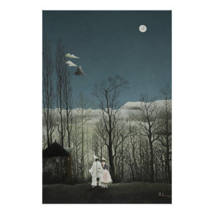 Carnival Evening, Henri Rousseau oil painting 1886 Photo Print