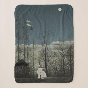 Carnival Evening, Henri Rousseau oil painting 1886 Sherpa Blanket