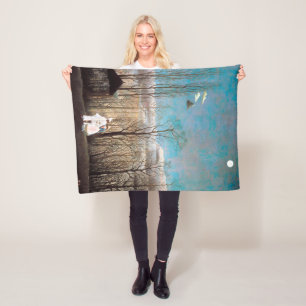 Carnival Evening, Rousseau Fleece Blanket