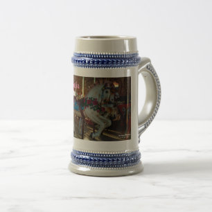 Carnival Fair Carousel Merry-Go-Roung Horse Beer Stein