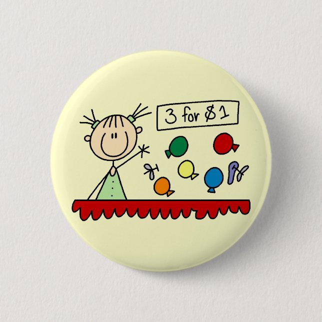 Carnival Games T-shirts and Gifts 2 Inch Round Button (Front)