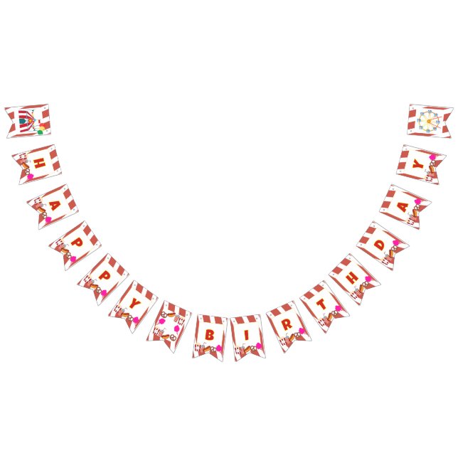 Carnival "Happy Birthday" Bunting Banner (All)