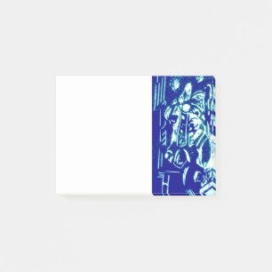 Carnival Horse Blues Post-it Notes